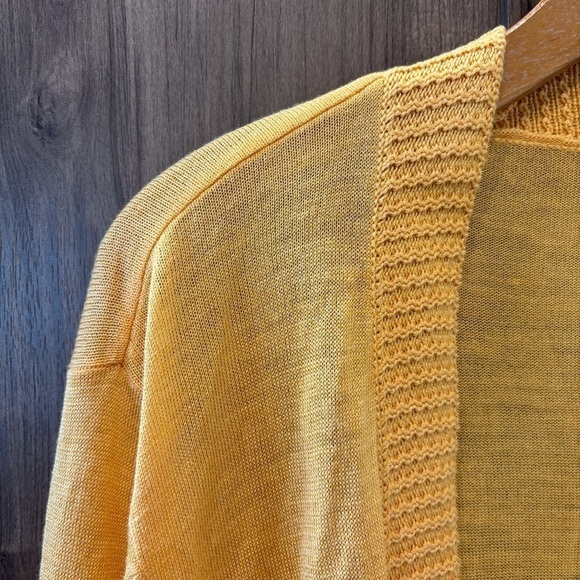 Chicos Size 3 (XL) Silk Sweater Cardigan Shrug Open Front - Picture 3 of 9